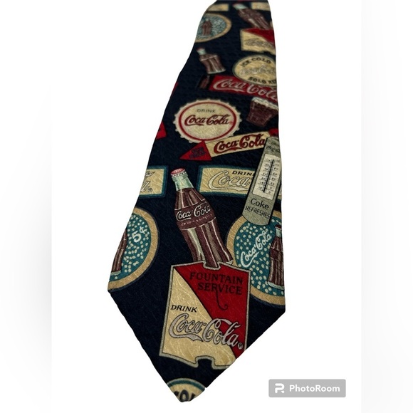 Set of 4 Vintage Coca Cola Ties for Men - Picture 6 of 9
